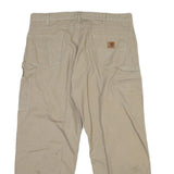 CARHARTT Mens Cotton Blend Beige Regular Fit Button Closure Trousers W40 L30