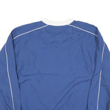 NFL Mens Blue & White Colts Pullover Jacket L Polyester Plain Sportswear