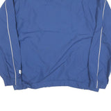 NFL Mens Blue & White Colts Pullover Jacket L Polyester Plain Sportswear