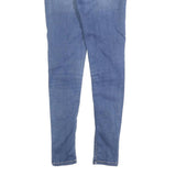 LEVI'S Womens Slim Blue Denim Light Wash Jeans W27 L30 Skinny Cotton Blend Zip
