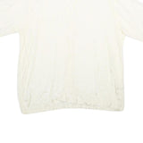 GLOBUS Mens White Relaxed Shirt L Soft Viscose Summer Casual