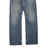 LEVI'S Womens Jeans Blue Regular Straight Denim Medium W32 L32 523 Zip Cotton