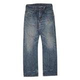 LEVI'S Womens Jeans Blue Regular Straight Denim Medium W32 L32 523 Zip Cotton