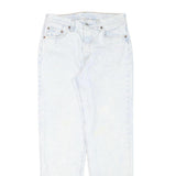 LEVI'S Womens Regular Fit Blue Denim Jeans W28 L29 Button Cotton Blend Classic
