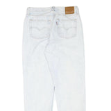 LEVI'S Womens Regular Fit Blue Denim Jeans W28 L29 Button Cotton Blend Classic