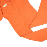 RED KAP Mens Orange Cotton Blend Dungarees Regular Fit Workwear 2XL W46 L29
