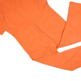 RED KAP Mens Orange Cotton Blend Dungarees Regular Fit Workwear 2XL W46 L29