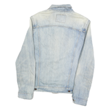 LEVI'S Mens Blue Denim Jacket L Cotton Button Casual Vintage Classic Fit