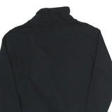 PUMA Womens Black Zip Neck UK 10 Sweatshirt Athletic Casual Pullover
