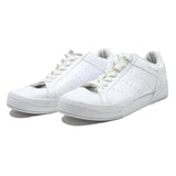 ADIDAS Court Tourino Mens Leather Trainers White UK 9 Comfortable Sports Casual