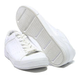 ADIDAS Court Tourino Mens Leather Trainers White UK 9 Comfortable Sports Casual