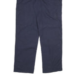 CARHARTT Mens Cotton Blend Navy Relaxed Straight Trousers W34 L34 Workwear