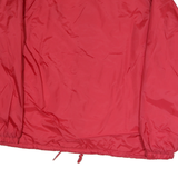 JERZEES Mens Red Badger Braves Button Jacket M Polyester Lightweight Casual
