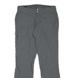 COLUMBIA Womens Grey Regular Fit Straight Leg Trousers W29 L28 Outdoor Zip