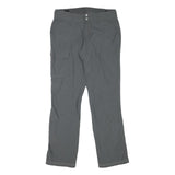COLUMBIA Womens Grey Regular Fit Straight Leg Trousers W29 L28 Outdoor Zip