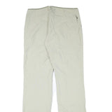 FJALLRAVEN Mens Regular Beige Polyester Blend Zip Trousers W33 L35 Outdoor
