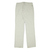 FJALLRAVEN Mens Regular Beige Polyester Blend Zip Trousers W33 L35 Outdoor