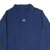 HELLY HANSEN Mens Blue & Grey Zip Jacket M Polyester Outdoor Regular Fit