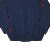 UMBRO Mens Navy & Red Zip Jacket 2XL Polyester Blend Athletic Sportswear Track