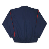 UMBRO Mens Navy & Red Zip Jacket 2XL Polyester Blend Athletic Sportswear Track