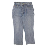 LEVI'S Womens Regular Fit Straight Leg Denim Medium Wash W34 L27 Classic Blue