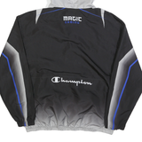 CHAMPION Mens Black & Grey Magic Gaming Track Jacket XL Polyester Blend