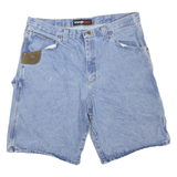WRANGLER Mens Denim Blue Casual Shorts 2XL W38 Workwear Cotton Blend