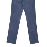 LEVI'S Womens Regular Blue Denim Straight Fit Jeans W28 L29 Classic Zip