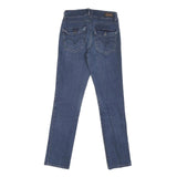 LEVI'S Womens Regular Blue Denim Straight Fit Jeans W28 L29 Classic Zip
