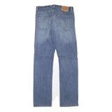 LEVI'S Mens Slim Blue Denim Medium Wash Jeans W31 L33 Classic Cotton Blend Zip