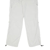 SCHOFFEL Mens Regular Fit Light Grey Polyester Blend Zip Trousers W30 L32