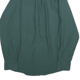 TOMMY HILFIGER Mens Green Cotton Shirt M Casual Button-Up Classic
