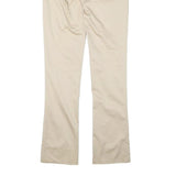 MISS SIXTY Womens Slim Cream Trousers W28 L33 Zip Closure Polyester Blend