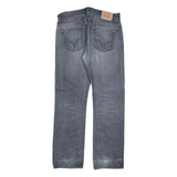 LEVI'S 506 Mens Regular Jeans Blue Denim W36 L34 Classic Cotton Zip