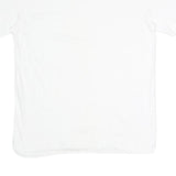 CALVIN KLEIN Mens White Classic T-Shirt L Short Sleeve Crew Neck Plain Cotton