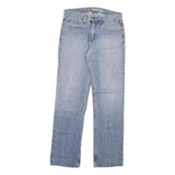 CARHARTT Mens Relaxed Straight Blue Denim Cotton Blend Light W32 L34 Zip Jeans