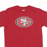 NFL Mens Red San Francisco 49ers Graphic T-Shirt M Short Sleeve Crew Neck