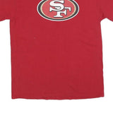 NFL Mens Red San Francisco 49ers Graphic T-Shirt M Short Sleeve Crew Neck