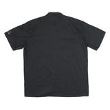 DICKIES Mens Black L Workwear Short Sleeve Shirt Cotton Polyester Blend