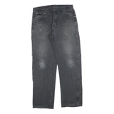 DICKIES Mens Regular Fit Black Denim Jeans W34 L32 Durable Workwear