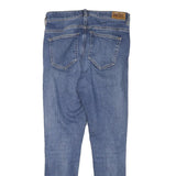 DIESEL Womens Slim Blue Denim Medium Wash Jeans W27 L27 Slim Fit Zip Closure