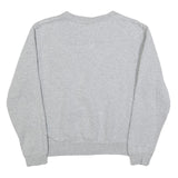 FILA Mens Grey Cotton Blend Crew Neck Sweatshirt M Classic Logo Pullover