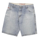 TORN CULTURE Mens Denim Blue Casual Shorts XL W34 Cotton Blend Distressed