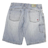 TORN CULTURE Mens Denim Blue Casual Shorts XL W34 Cotton Blend Distressed