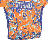 VOLER Mens Orange & Blue Wildflower Century Cycling T-Shirt 3XL Short Sleeve