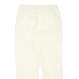 NIKE Mens Joggers Cream L W30 L28 Slim Tapered Fit SB Logo Elastic Waist