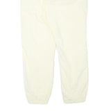 NIKE Mens Joggers Cream L W30 L28 Slim Tapered Fit SB Logo Elastic Waist