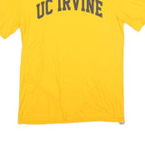 ALTA Mens Yellow UC Irvine Graphic T-Shirt M Short Sleeve Crew Neck