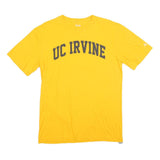 ALTA Mens Yellow UC Irvine Graphic T-Shirt M Short Sleeve Crew Neck