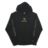 CHAMPION Mens Black Natty Labs Cotton Blend Pullover Hoodie L Hooded Sweatshirt